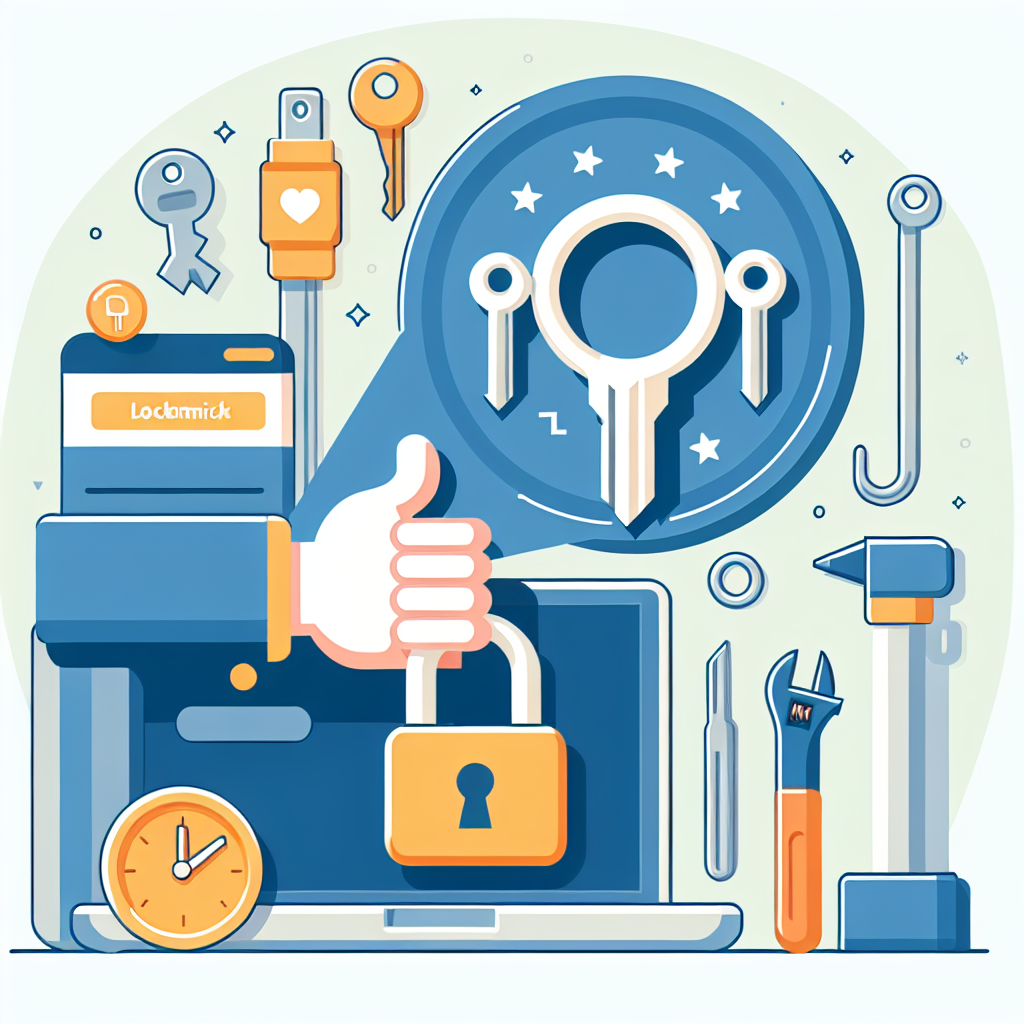 Serrurier professionnel ouvrant une porte avec ses outils