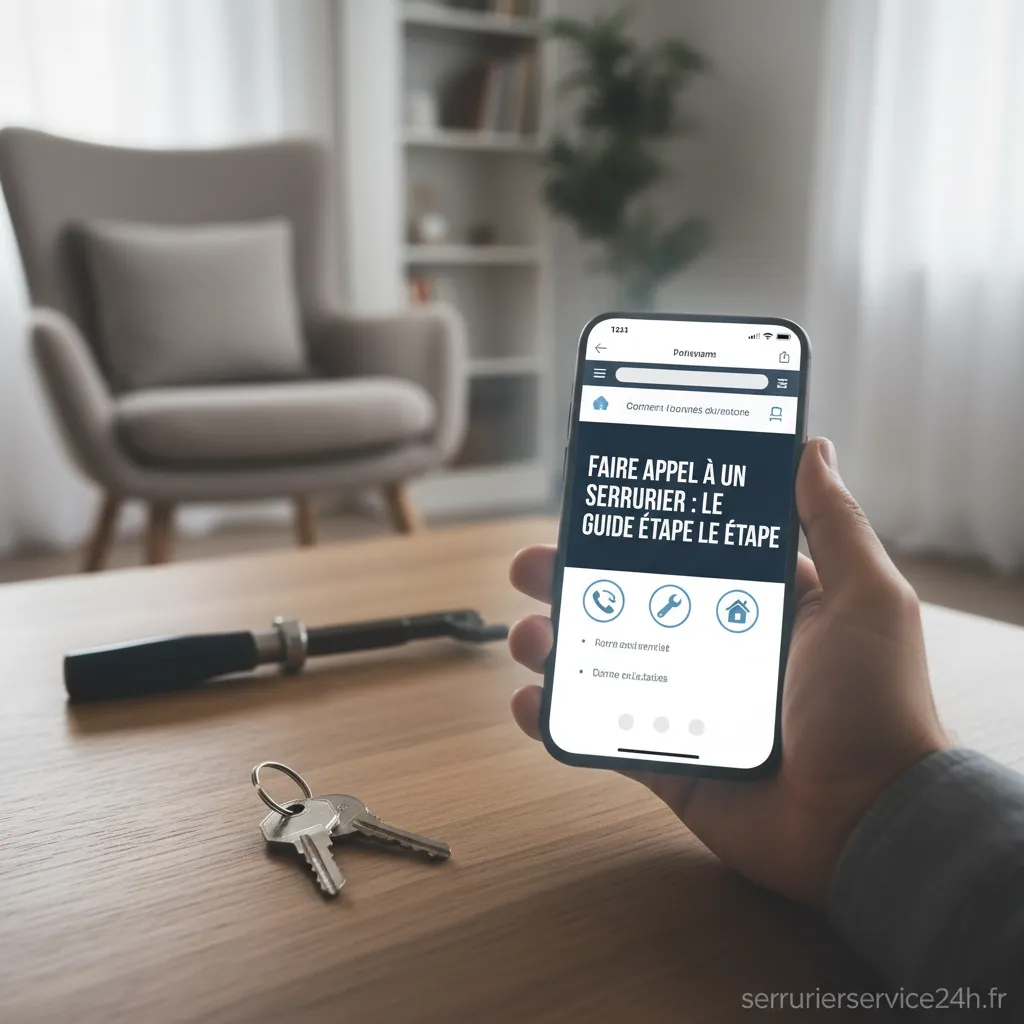 Un serrurier professionnel utilisant ses outils pour ouvrir une porte