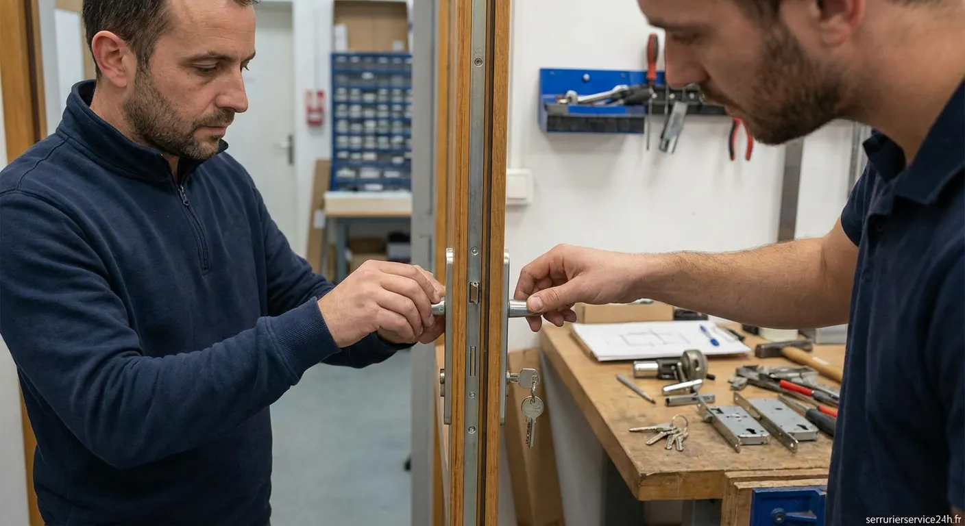 Installation serrure 3 points par un serrurier professionnel